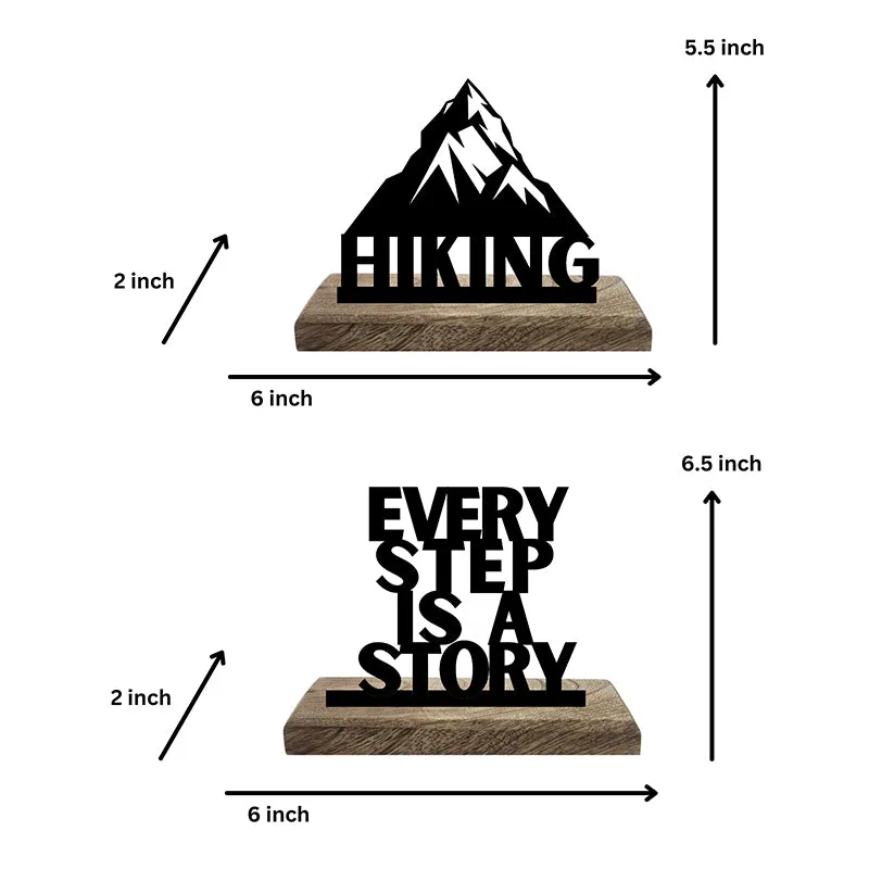 Steps & Stories Hiking Showpiece - Set Of Two media 5