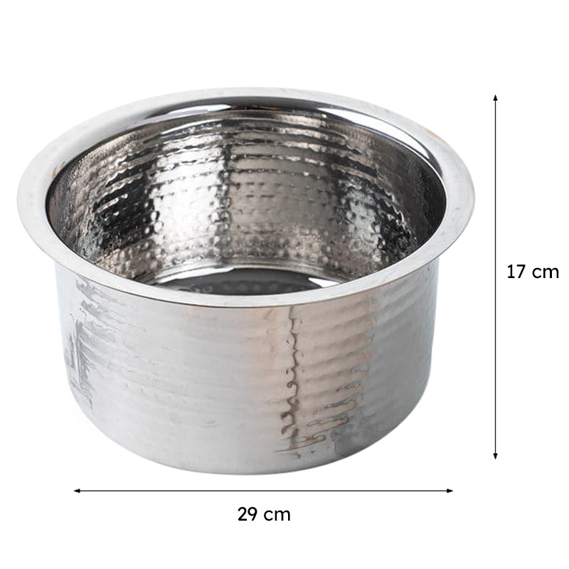 Sizzle Stainless Steel Pateela - 6700 mL / 11 Inches media 7