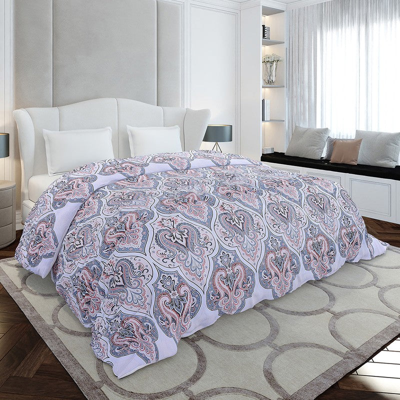 Monte Carlo Springtide Ethnic Motif Polyester Duvet Covers (Multicolor) - 210 GSM