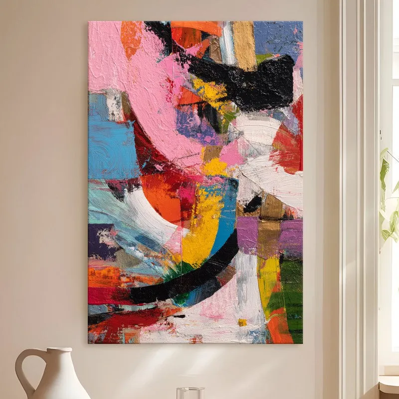 Axial Burst Abstract Canvas Wall Art media 4