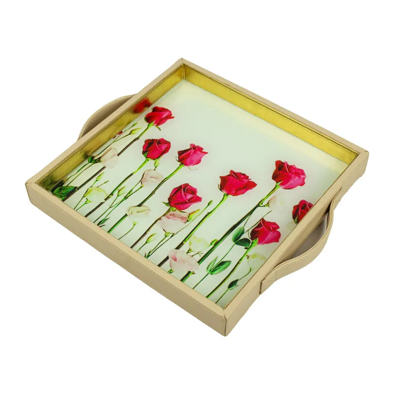 Rosavia II Serving Tray - Square media 8