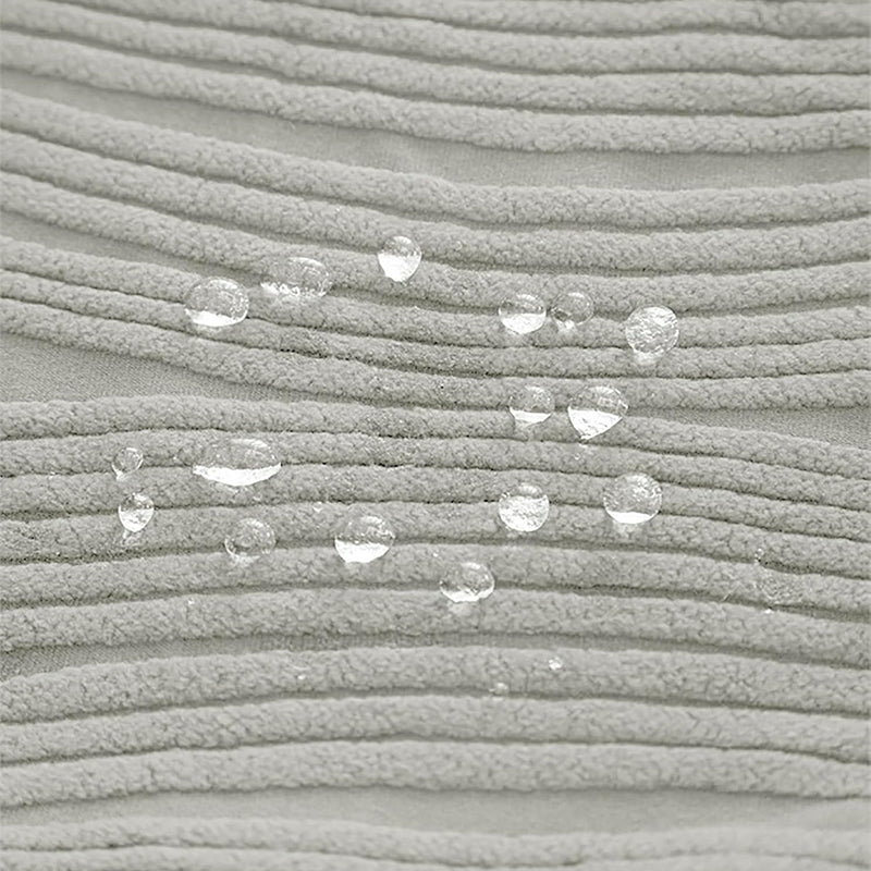 Wrapiq Solid Polyester Chair Cover (Light Grey) - Set Of Four media 4