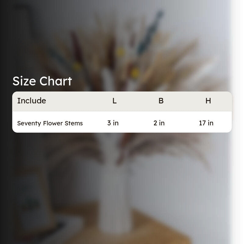 Bloom Theory Dried Flower Bunch - Set of Seventy media 7
