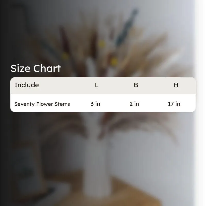 Bloom Theory Dried Flower Bunch - Set of Seventy media 7