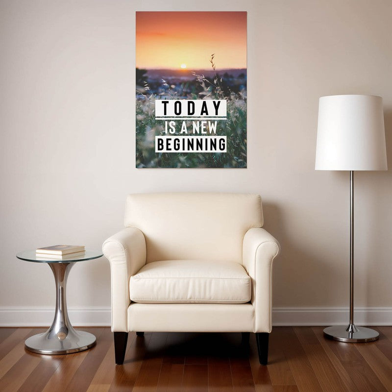 New Dawn Inspiration Wall Poster