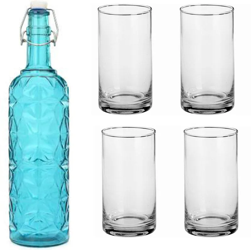 Balthazar 1000 mL Water Bottle With 300 mL Glasses - Five Piece Set media 3