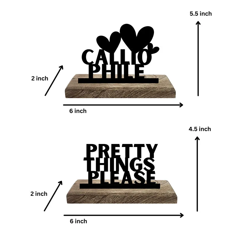 Calliophile Showpiece - Set Of Two media 5