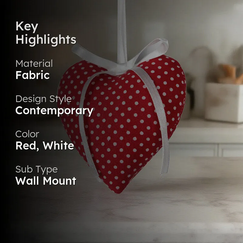 Strawberry Heart Fabric Wall Accent media 2