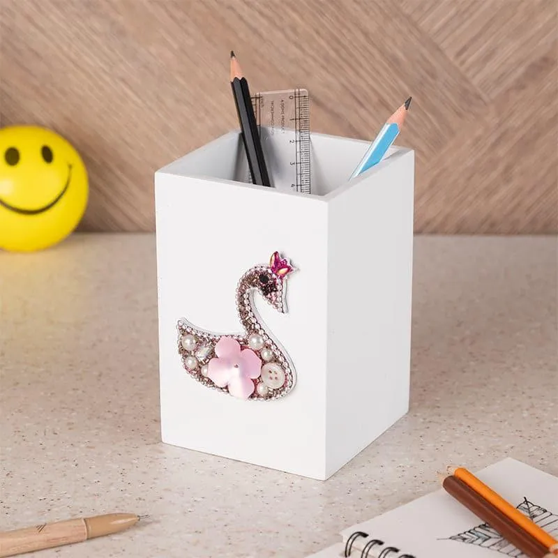 Queen Swan Stationery Holder - Swan Love Collection media 1