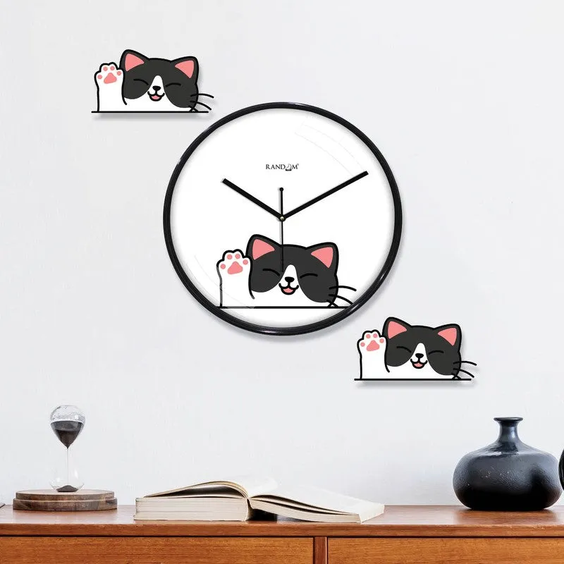 AuroraCat Wall Clock media 1