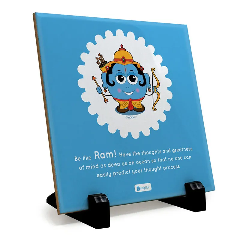 Whimsy Cute Shri Ram Motivational Showpiece media 3
