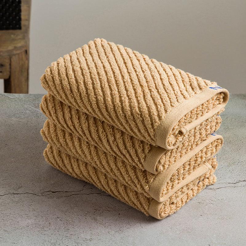 Nautica Riviera Soft Cotton Hand Towel (Light Tan) - Set Of Four media 4