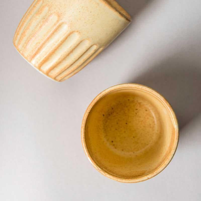 Artisan Earth Kulhad (Orange) - Set Of Two image 4