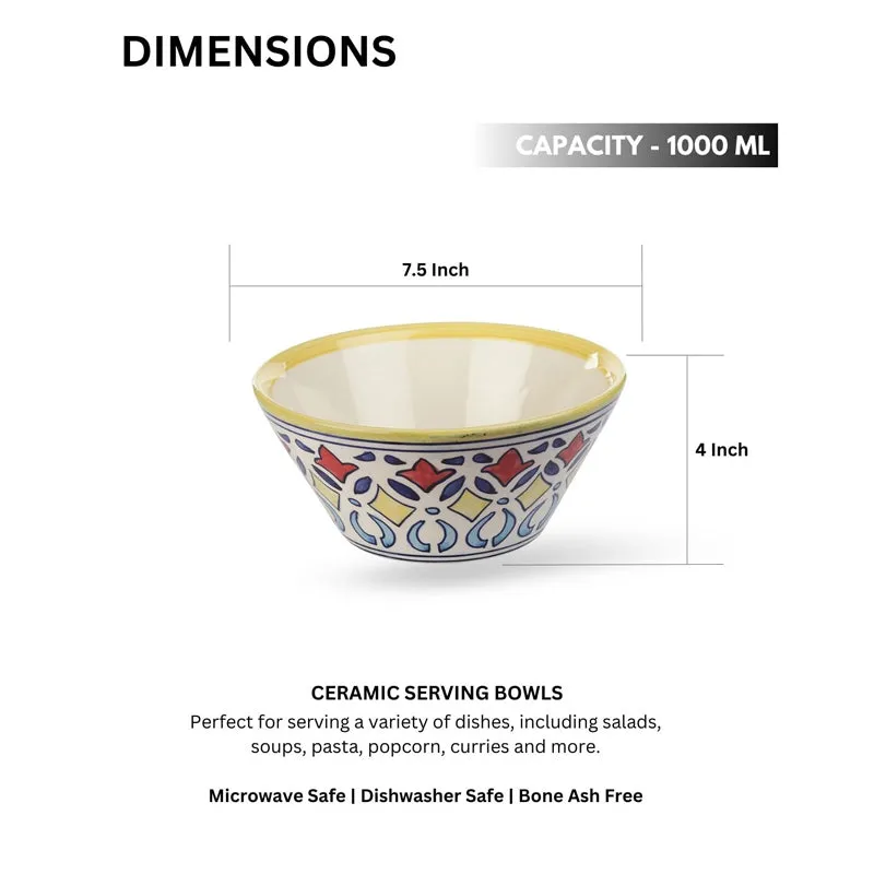 Ruhani Serving Bowl (1 L) - Set Of Two media 7
