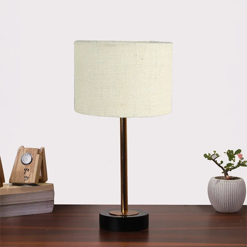Sienna I Rodin Wooden Table Lamp - White,Gold,Black media 3