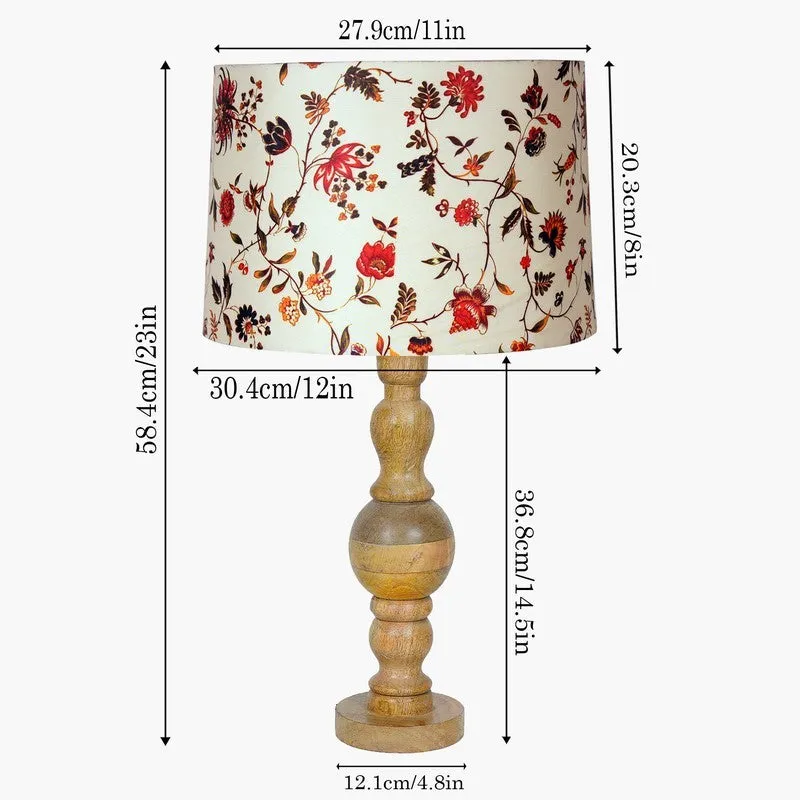 GlowHaven Versatile Wooden Table Lamp - Multicolor media 7