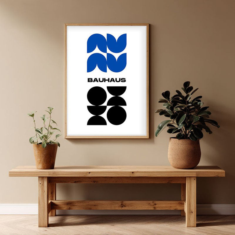 Illusionista Archival Canvas Wall Art - Natural Brown Frame