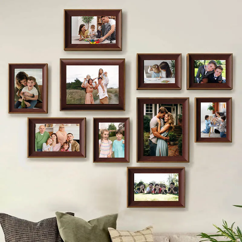 Memories To Rejoice Photo Frames (Brown) - Set Of Ten media 1