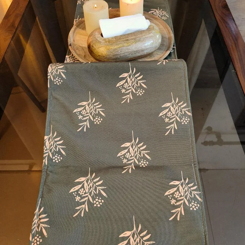 Hiresho Flora Poly Canvas Table Runner media 4