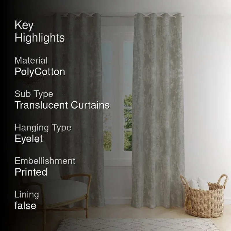 Aviothic Jacquard Single Curtain (Grey) media 2