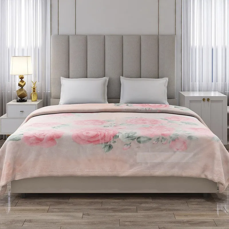 Monte Carlo Petal Dreamscape Blanket (Peach) - 871 GSM media 3