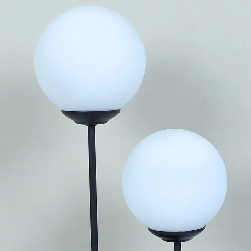 Luce Mini Duo Solid Iron Moon LED Table Lamp - White,Black media 6