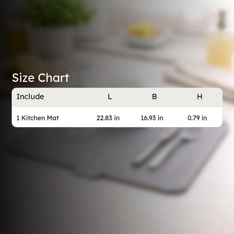 Rioware Comfort Grip Silicone Kitchen Mats - Grey media 9