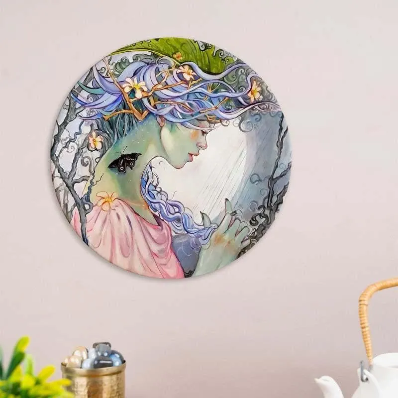 The Winter Lady Decorative Plate media 1