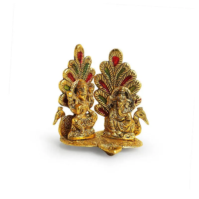 Laxmi Ganesha Deepa Diya media 4