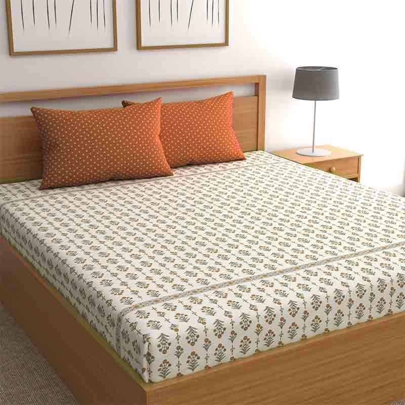 Penduncle Floral Microfiber Bedsheet - 150 GSM media 3