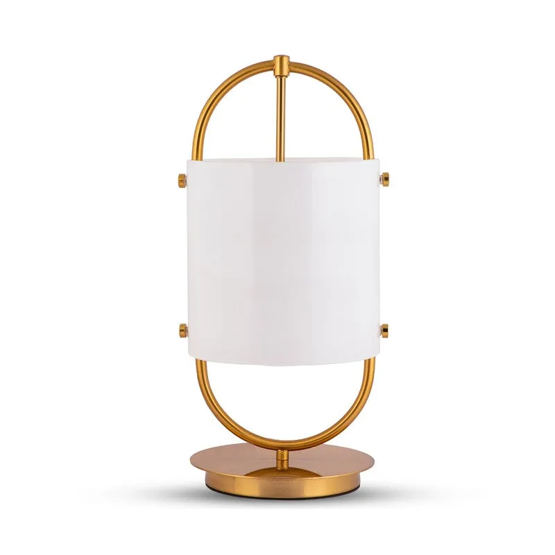AarviDecor Preston Decorative Fabric Table Lamp - White media 4