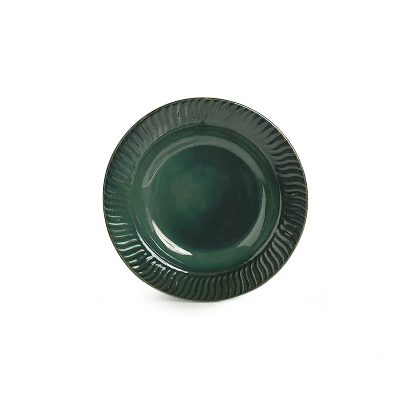 Rendia Coral Hand Glazed Pasta Plate media 4