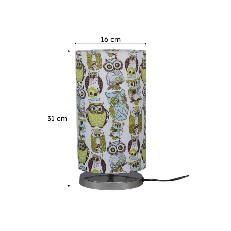 The Wise Owl Fabric Table Lamp - Multicolor media 6