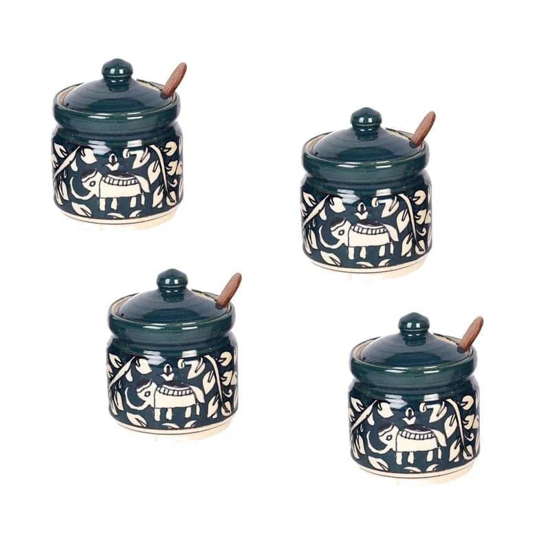Jungle Jam Storage Jar (120 ml) - Set Of Four media 4