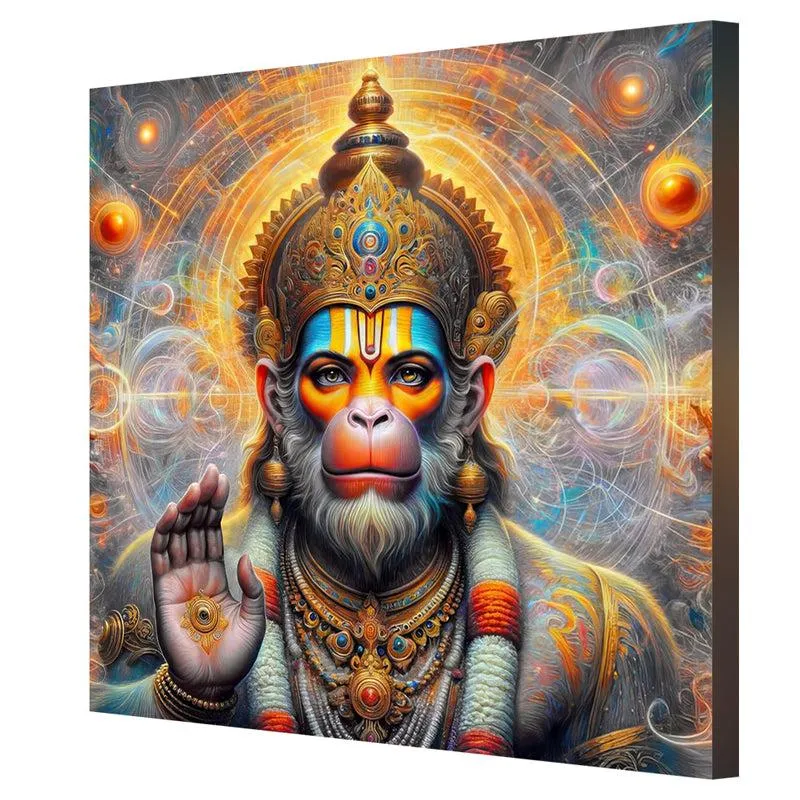 Giant Hanuman Wall Painting media 5
