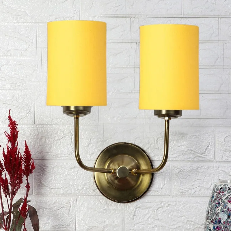 Lumoire Duo Metal Wall Lamp - Gold,Yellow media 3