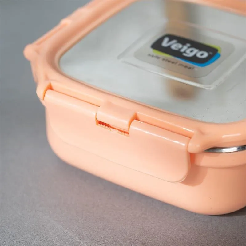 Vault Microwave Safe Lunch Box (Peach) - 300 mL media 4