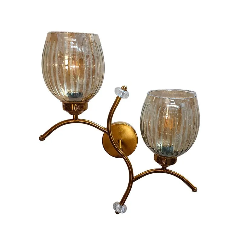 Tintara Glow Twin Glass Wall Lamp - Transparent media 4