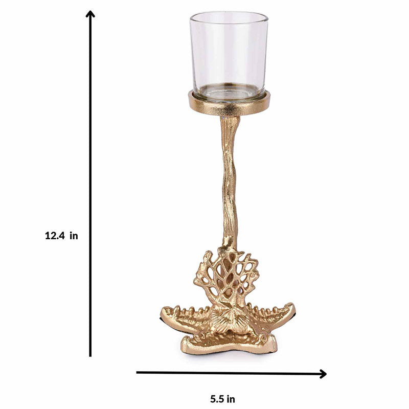 Regalia Charm Candle Holder - Gold media 5