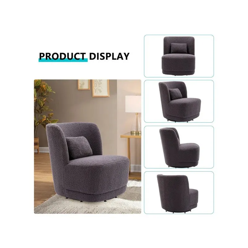 Urban Neem Wood Accent Chair - Grey media 6