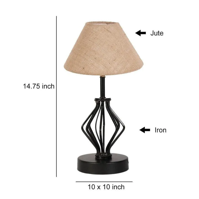 Firefly Fabric Table Lamp - Beige,Black media 7