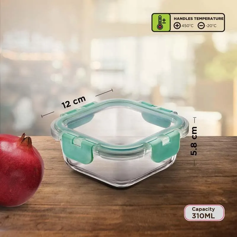 Crusade Square Glass Container - 310 ML media 7