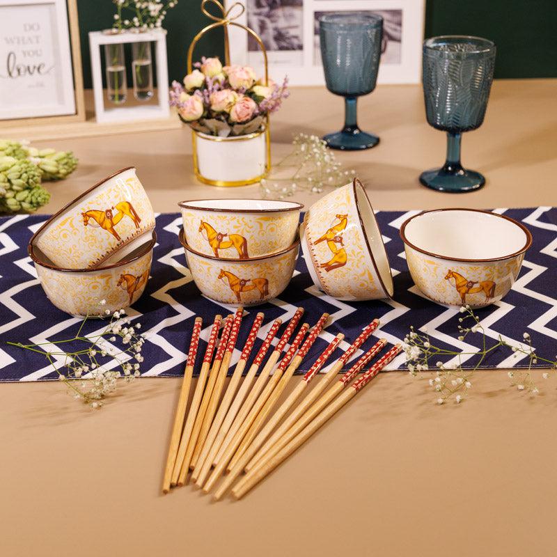 Chetak Ethnic Serving Bowl (300 ML) - Set Of Six media 3