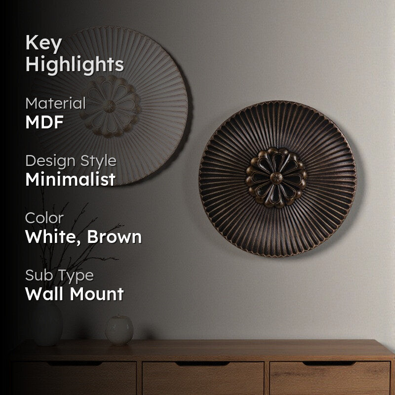 Accentique MDF Wall Accent Accent - Set Of Two media 2