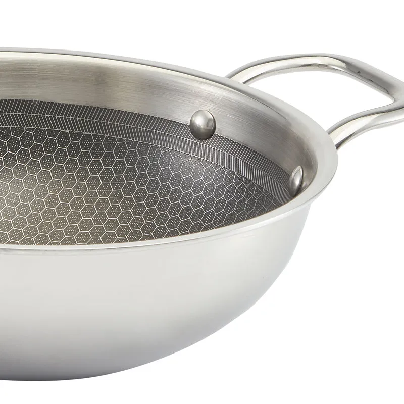 Zoraware Kadhai With Lid - 3600 mL/28 CM media 4