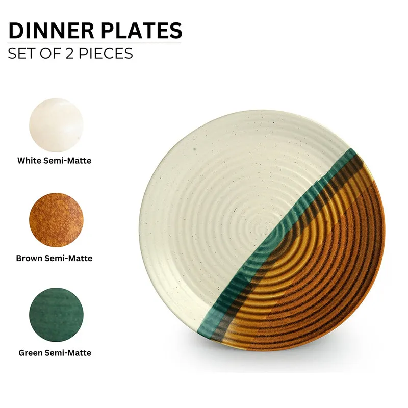 Cinnamon Grove Ceramic Dinner Plate media 6
