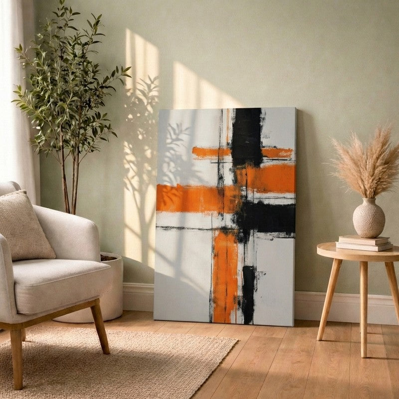 Modern Block Fusion Canvas Wall Art