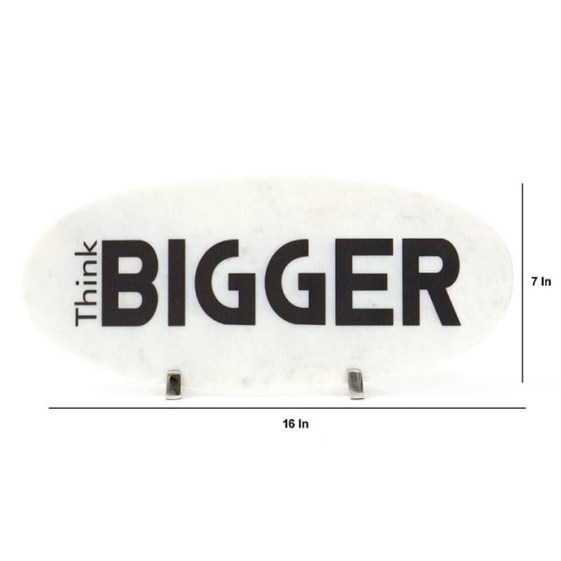 Think Bigger Printed Marble Showpiece media 4