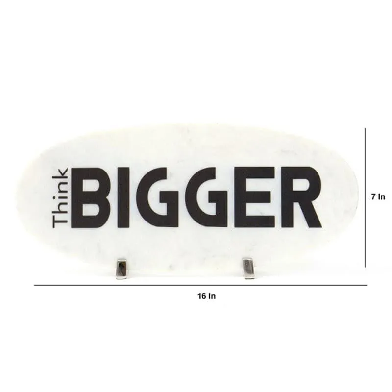 Think Bigger Printed Marble Showpiece media 4