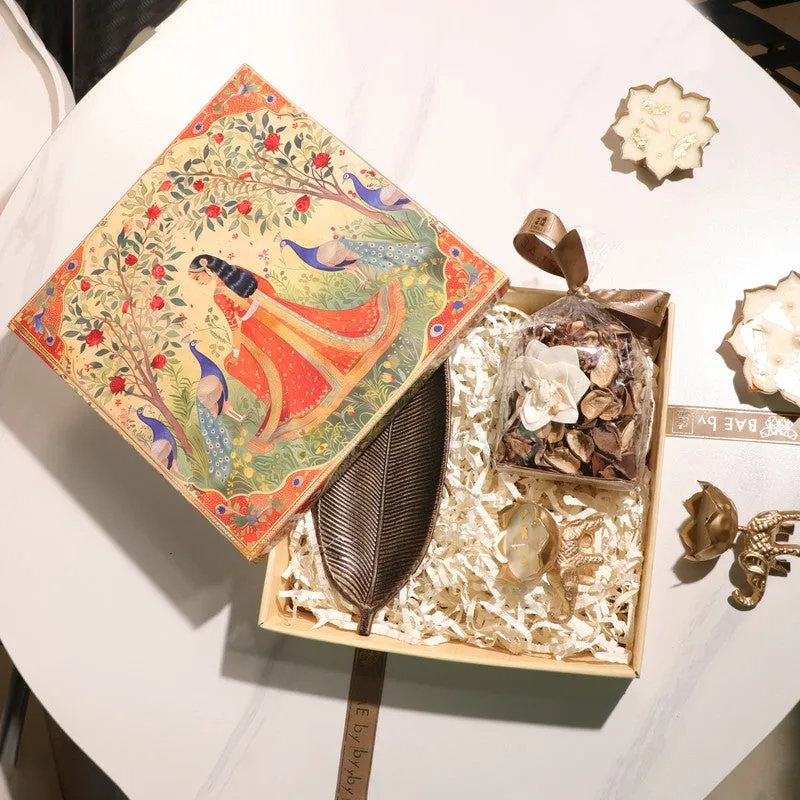 Elephant Bloom Diwali Hamper - Three Piece Set media 5